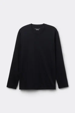 T-shirt manches longues en coton Premium mercerisÉ