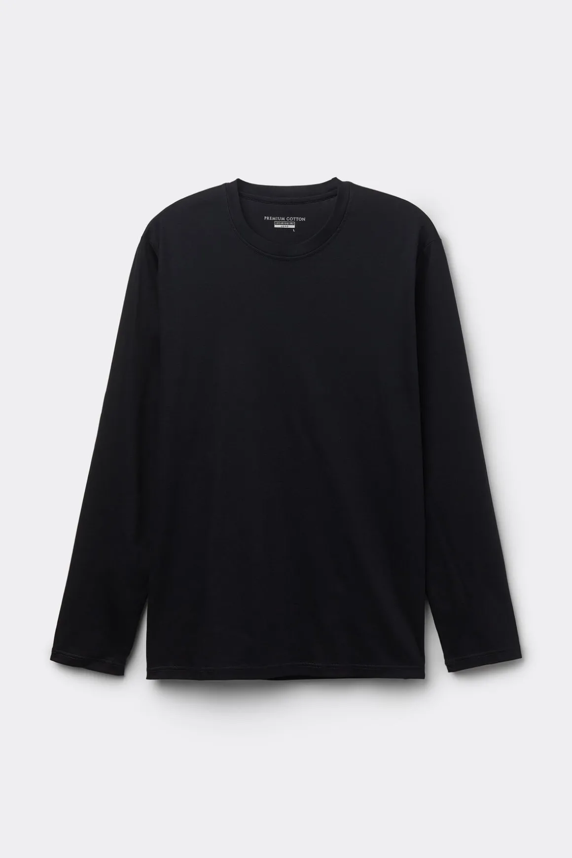 T-shirt manches longues en coton Premium mercerisÉ