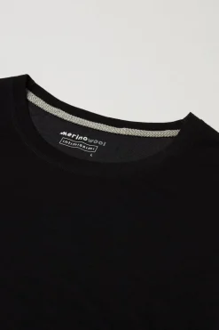 T-Shirt Manches Longues en Laine MÉrino Col Rond
