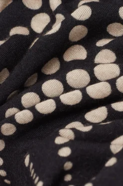 T-shirt manches longues en modal ultralight with cashmere imprimÉ COOL ELEGANCE