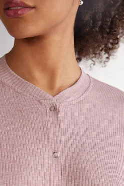 T-shirt manches longues ouvert devant en modal CHIC COMFORT