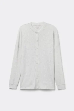 T-shirt manches longues ouvert devant en modal CHIC COMFORT