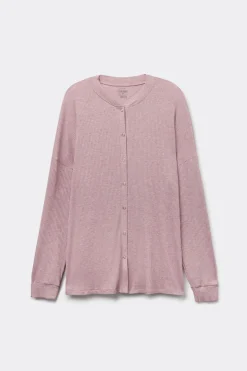 T-shirt manches longues ouvert devant en modal CHIC COMFORT
