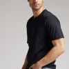 T-shirt regular fit en coton Superior ultra fin