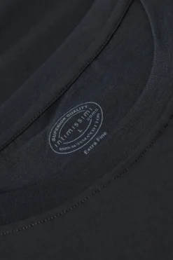 T-shirt regular fit en coton Superior ultra fin