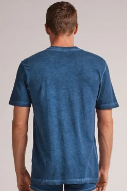 T-shirt Washed Collection en Coton