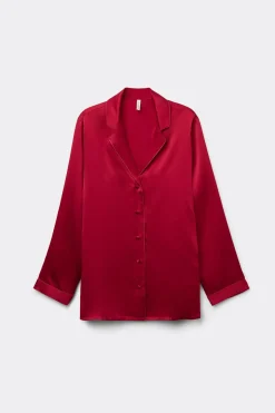 Veste Coupe Homme en Satin de Soie