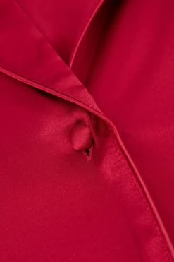 Veste Coupe Homme en Satin de Soie