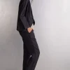 Veste croisÉe en toile de lin