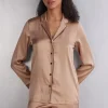 Veste en soie coupe masculine