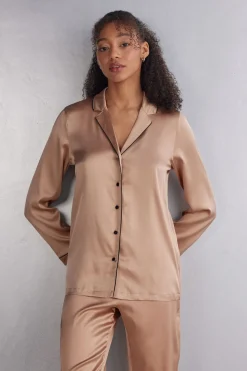 Veste en soie coupe masculine