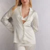 Veste en soie coupe masculine