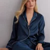 Veste en soie coupe masculine
