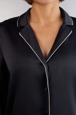 Veste en soie coupe masculine