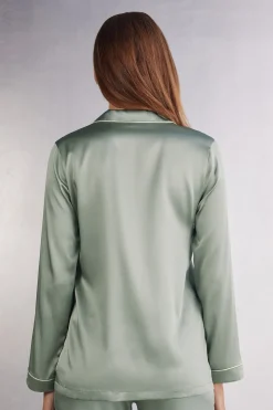 Veste en soie coupe masculine
