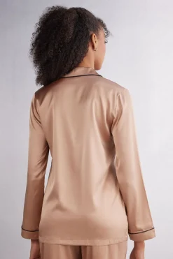 Veste en soie coupe masculine