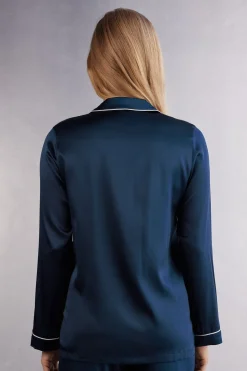 Veste en soie coupe masculine
