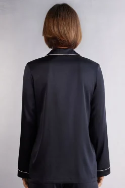 Veste en soie coupe masculine