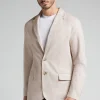 Veste en toile de lin et coton