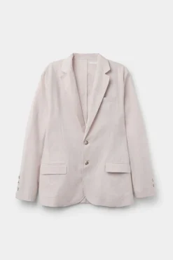 Veste en toile de lin et coton