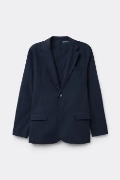 Veste en toile de lin et coton