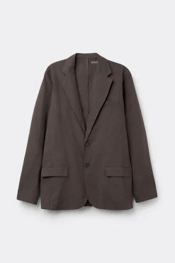 Veste en toile de lin et coton